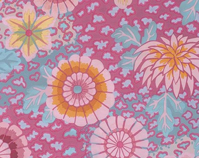 Retired DREAM Floral PASTEL DUSTY Kaffe Fassett Cotton Quilting Fabric ...