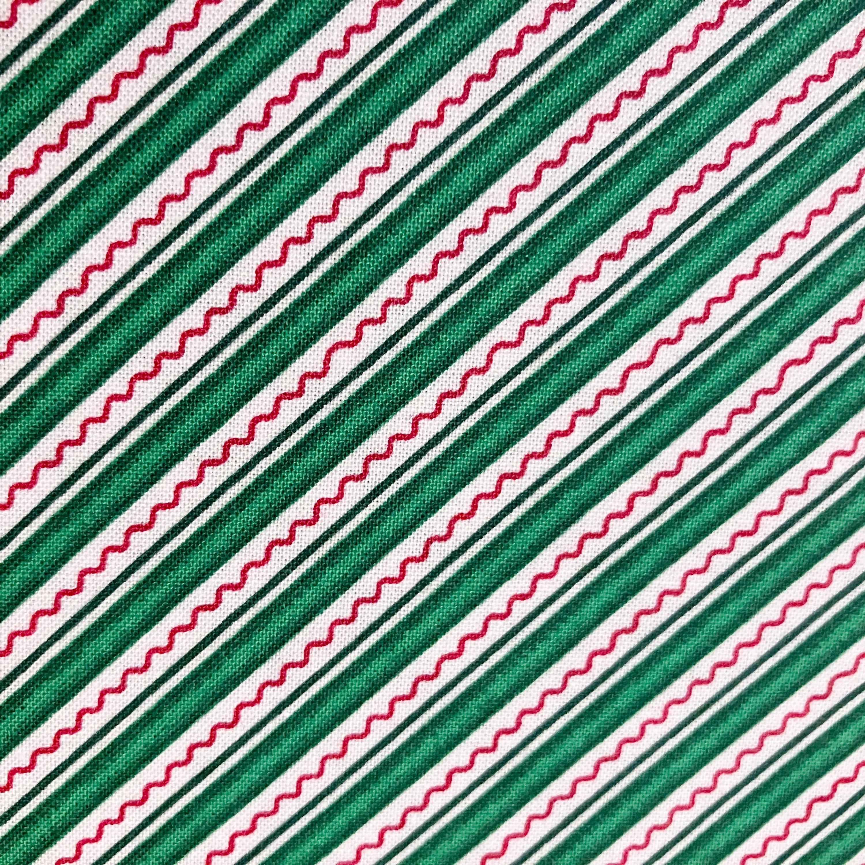 Mary Engelbreit Christmas Cotton Fabric: Candy Cane Stripe (Out of Print)