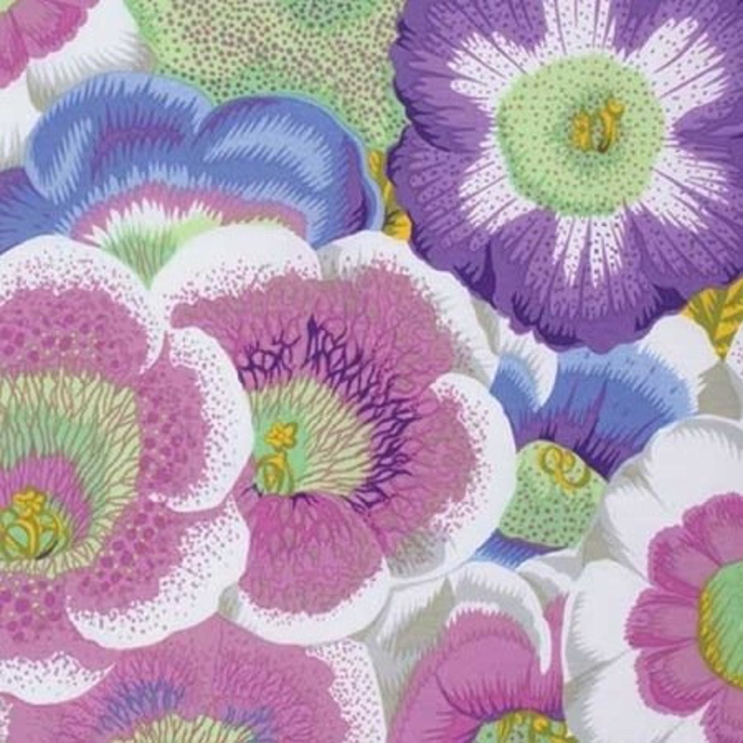 Retired GLOXINIA Forest Kaffe Fassett Collective Cotton Quilting Fabric ...