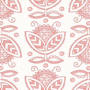 8.00 Yard ALL MY HEART Thistle Flower J. Wecker Frisch Vintage 1920's Valentines wit rood Valentine Be Mine quilten stof gepensioneerd