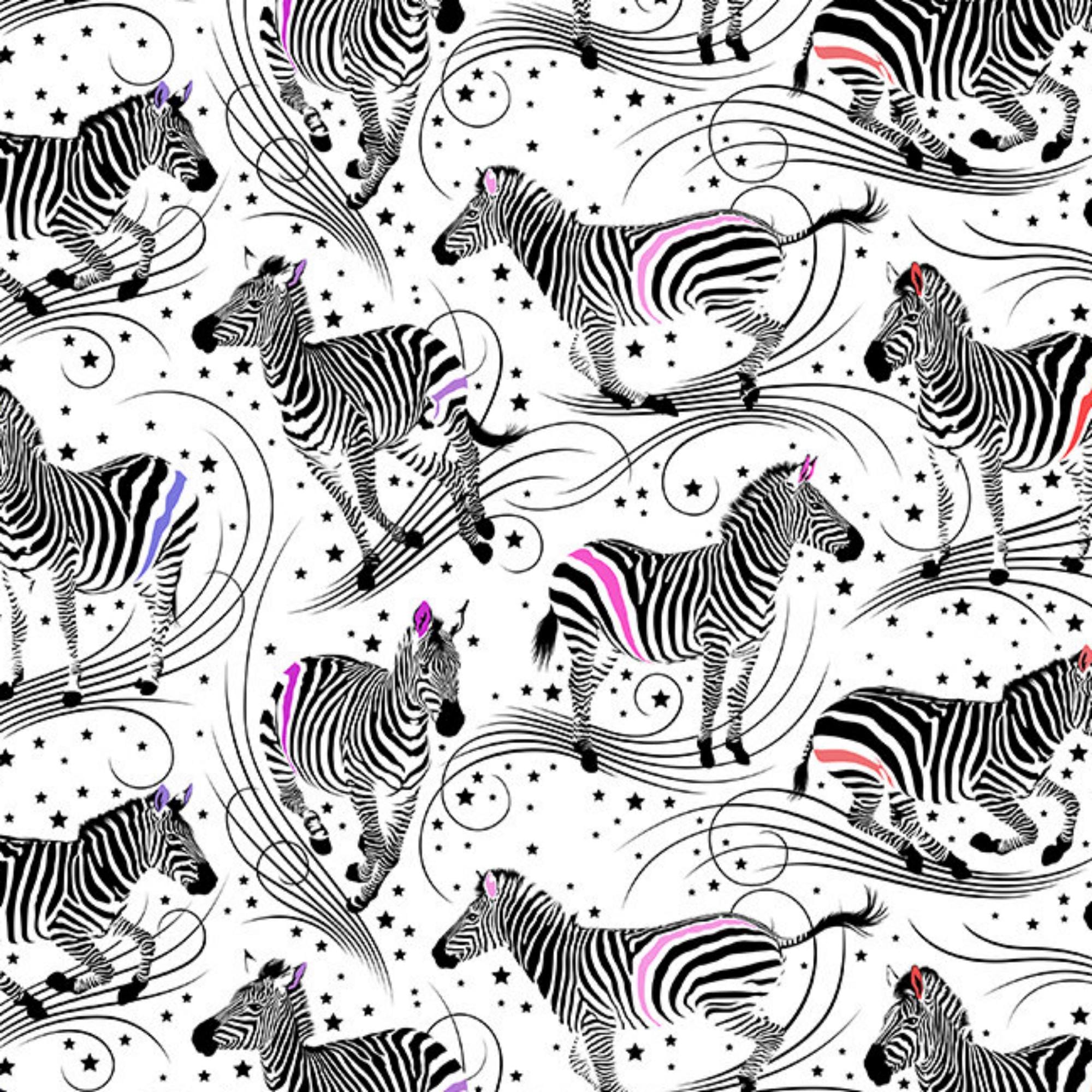 Pink zebra fabric - Etsy 日本