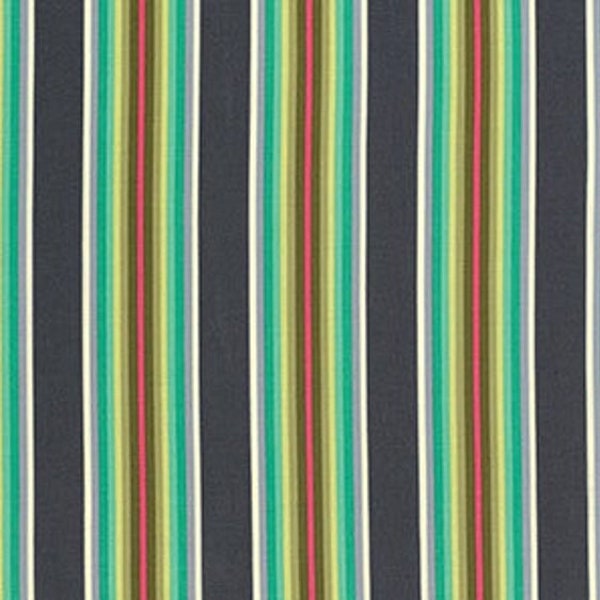 Retired TICK TOCK STRIPE Tula Pink Cotton Quilting Fabric Chipper Mint Green Gray Orange Red Out of Print oop