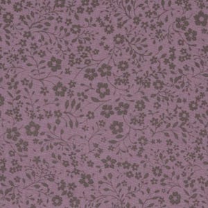 Retired GHASTLIE HOLIDAY VIOLETS Fabric Quilting Cotton The Ghastlies Alexander Henry Mauve Pink Purple Taupe Out of Print oop
