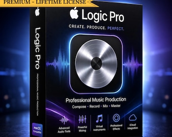 Dożywotnia licencja Apple Logic Pro 11.2 do pobrania natychmiast – profesjonalna produkcja muzyczna