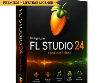 Oprogramowanie do produkcji muzycznej FL Studio 24 Producer Edition | Dożywotnia licencja – natychmiastowa dostawa