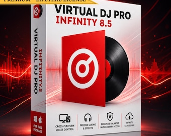 Oprogramowanie Virtual DJ 2025 Pro Infinity 8.5 DJ | Dostęp dożywotni – natychmiastowe pobranie