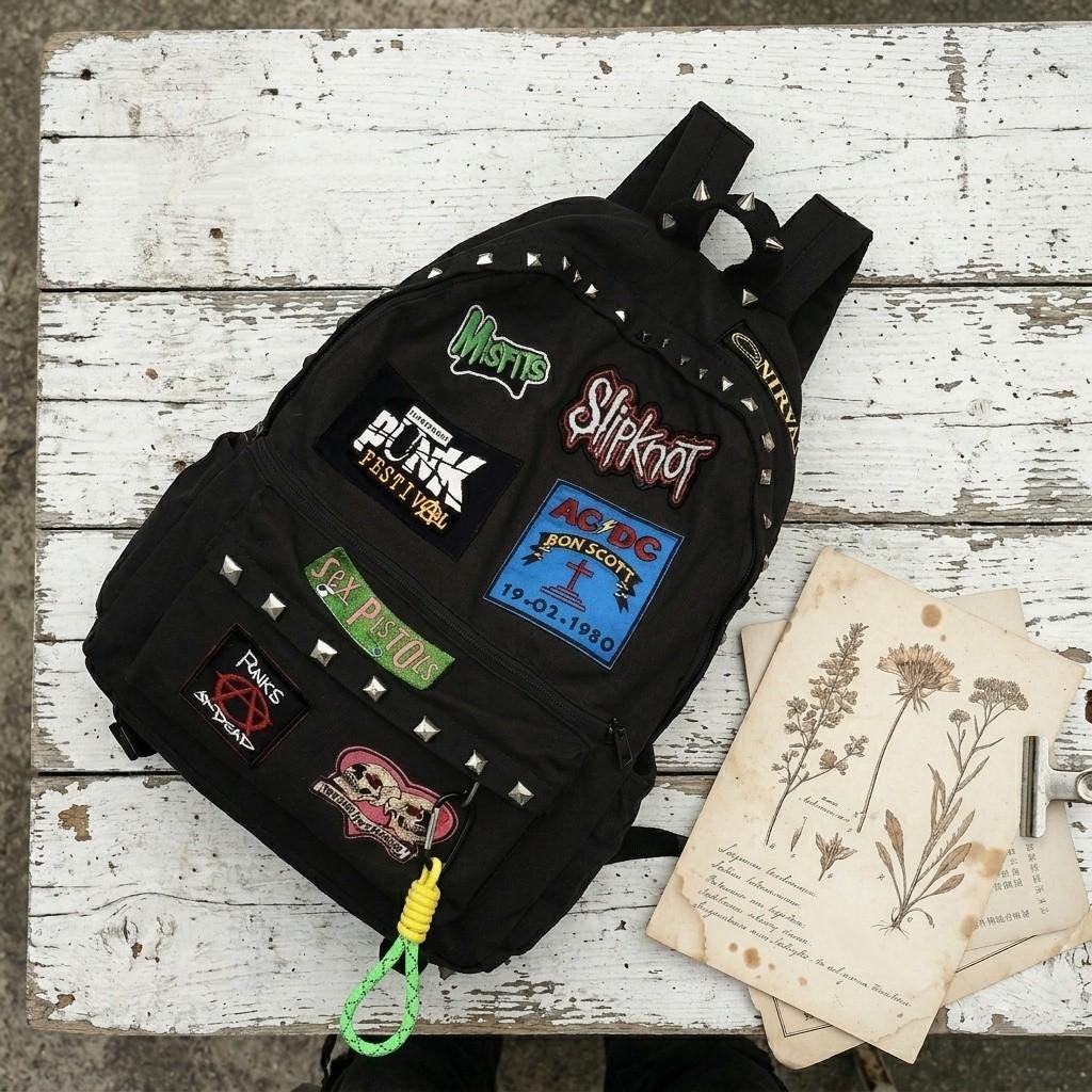 Studded Backpack - Etsy display picture 1