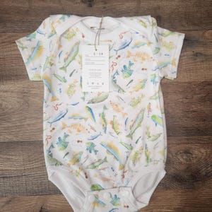Infant bodysuit, infant romper, fishing bodysuit, fish infant clothing, bodysuit for baby, infant clothing, short sleeve bodysuit