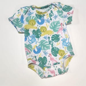 Adorable Jungle Bodysuit for Babies, Cute Jungle Bodysuit, Fun Baby Clothes, Jungle Animal Theme, Charming Jungle Bodysuit for Toddlers
