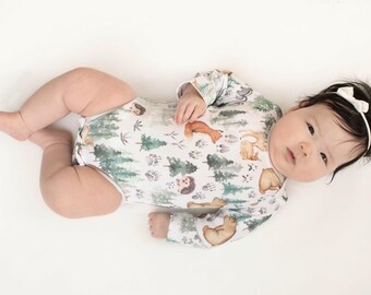 Custom bodysuit made with ribbed fabric