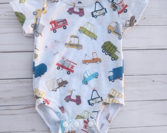 Scandi cars bodysuit, kids bodysuit, bodysuit for boys, girls bodysuit, boys bodysuit, car bodysuit for children