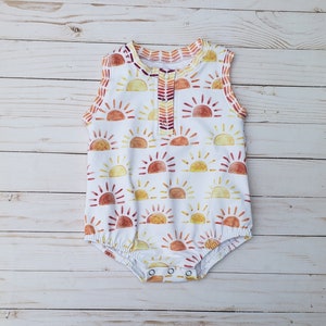 Bubble romper voor baby, baby romper, eendelige outfit voor baby, zomerkleding voor baby, babyshowercadeau