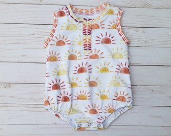 Bubble romper for baby, infant romper, one piece outfit for baby, summer clothing for baby, baby shower gift