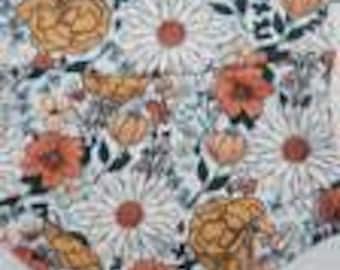 Bummies for baby, baby bummies, floral print bummies, shorts for baby, shorts for toddler, baby shorts, autumn floral, soft baby clothes