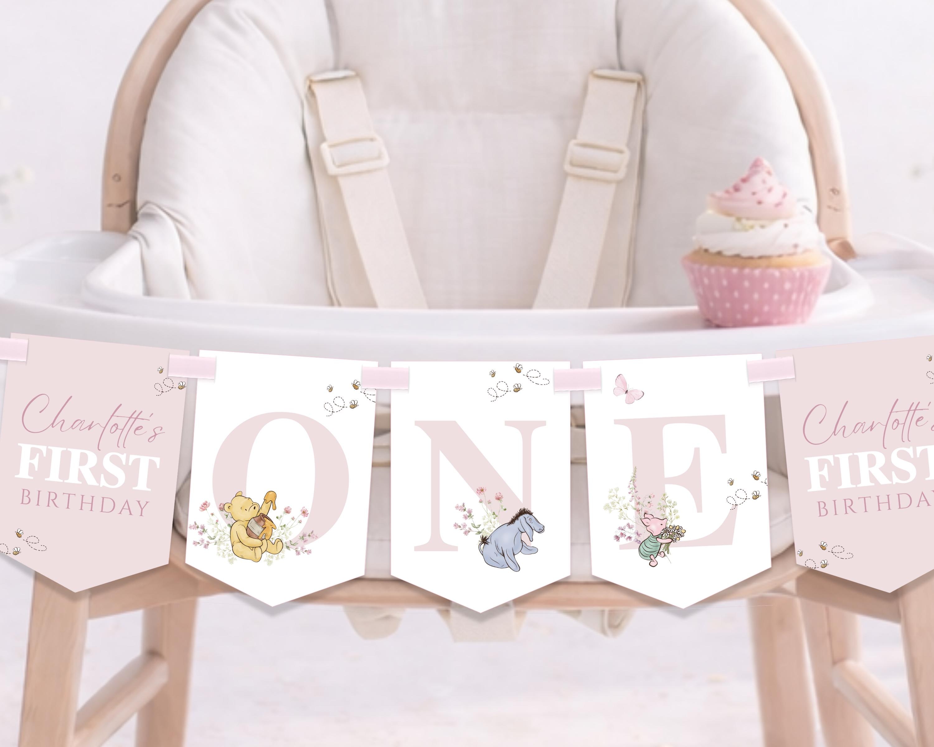 Chaise haute bannière hatte de couronne bébé guirlande pour garçons fête