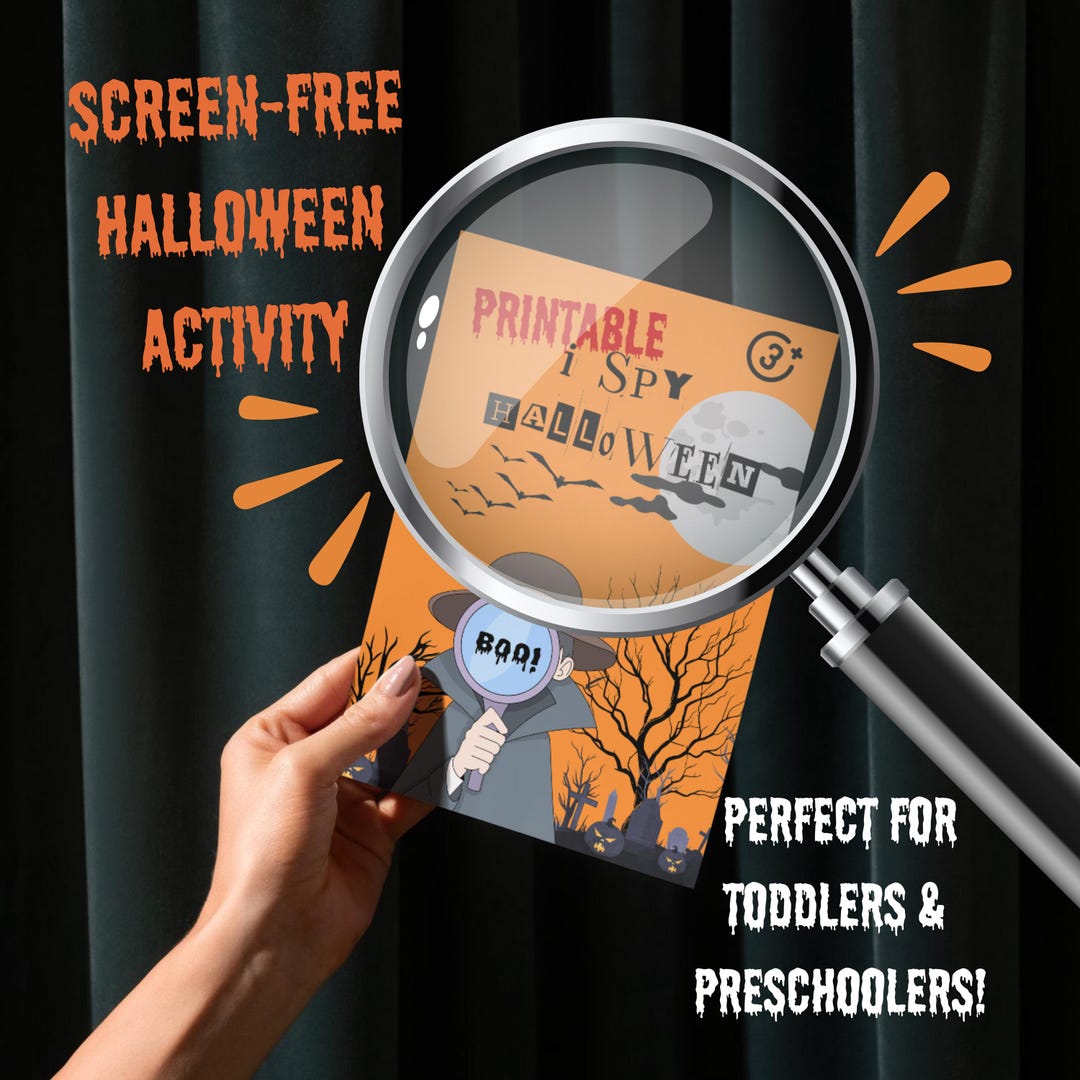 I Spy Halloween Printable | Hidden Picture Activity for Kids ...