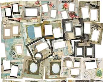 Heritage Ancestry Collection 3 - Digital Scrapbook Quick Page Bundle - INSTANT DOWNLOAD