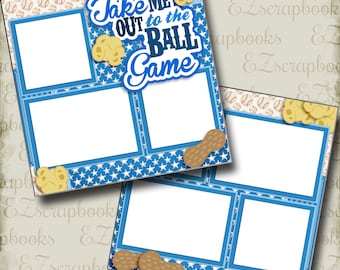 2 Premade Scrapbook Pages EZ Layout 436 NATIVITY CHRISTMAS
