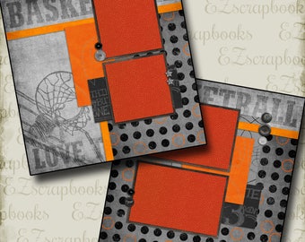 FIELD HOCKEY TITLE sports paper piecing 3D die cut for scrapbook page by Rhonda