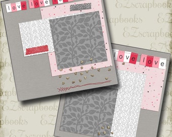 Premade Scrapbook Pages ADVENTURE STARTS HERE EZ Layout 2082