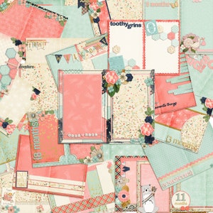Baby Girl First Year Journal - INSTANT DOWNLOAD