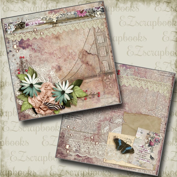 The Great Outdoors - Premade Scrapbook Pages - EZ Layout 2083