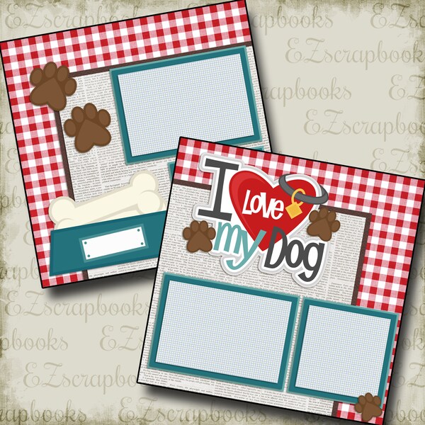 Dog Scrapbook - Etsy