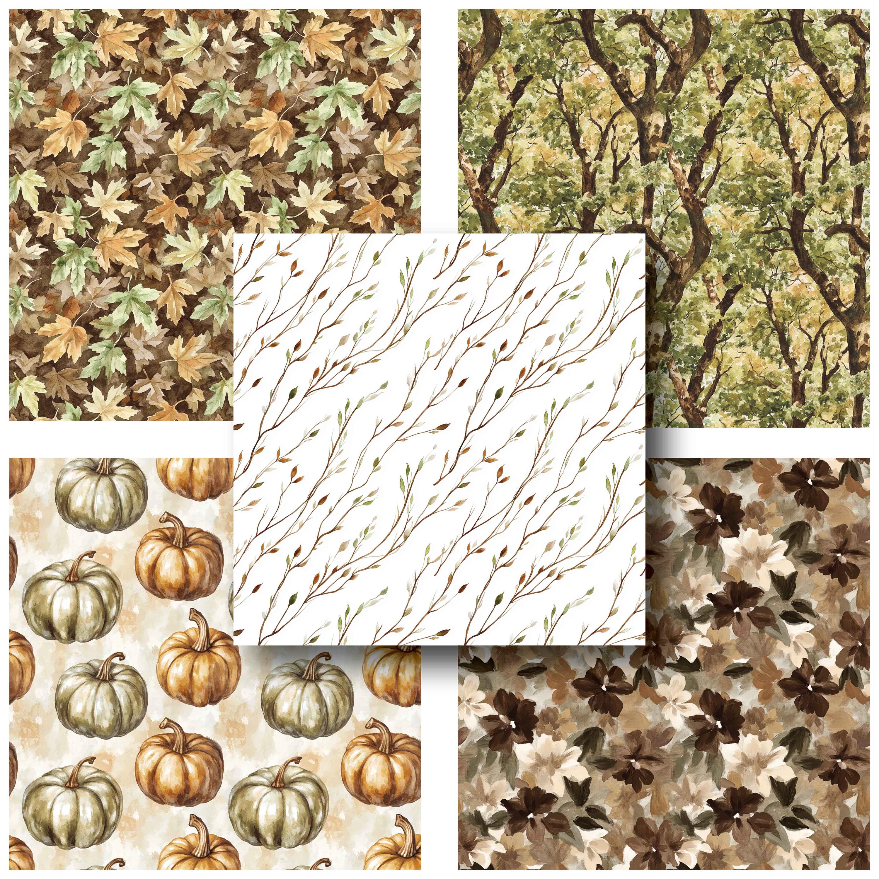 Autumn Gallery - Fall - 12X12 Scrapbook Paper Pack - 25-8292 - Etsy