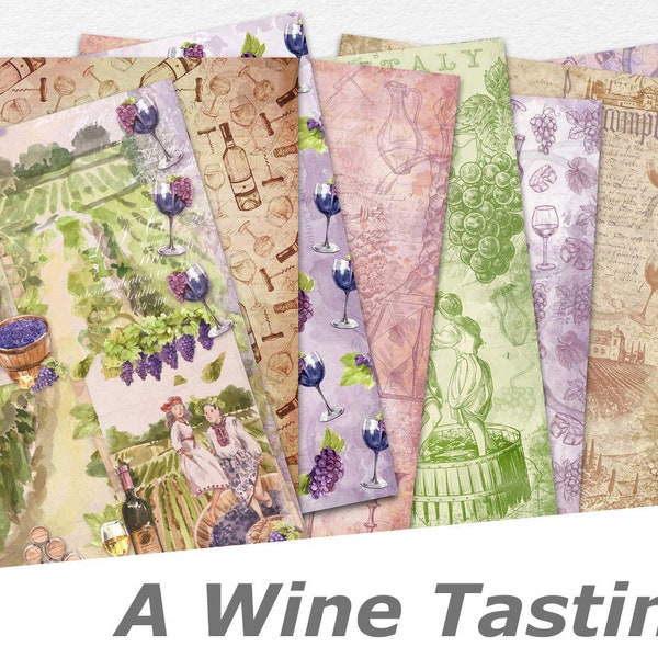 A Wine Tasting Paper Pack - 7416