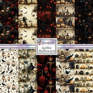 Gothic Halloween - 12X12 Paper Pack - 8556