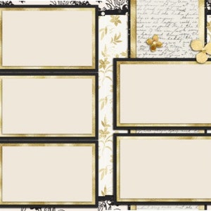 THE WEDDING - Nine - 2 Premade Scrapbook Pages - EZ Layout 665 - Etsy