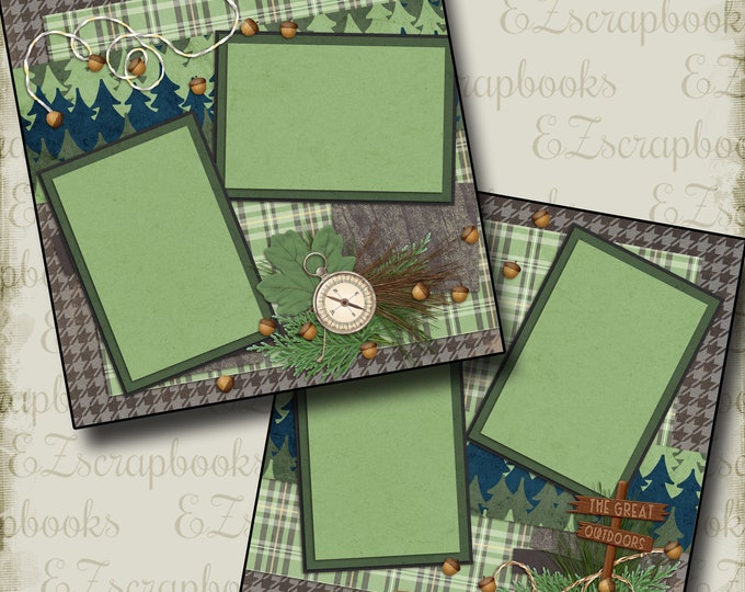 Dog Days Dog 2 Premade Scrapbook Pages EZ Layout 5510 - Etsy