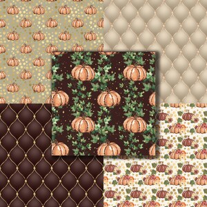 Pumpkin Sparkle - 12X12 Scrapbook Paper Pack - 8559 - Etsy
