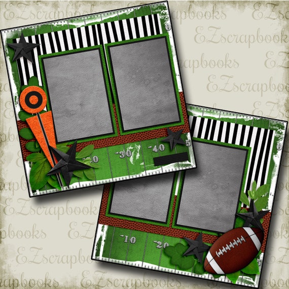 EZ Layout 439 Premade Scrapbook Pages OLD SAINT NICK