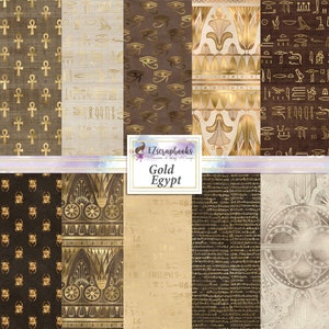 Gold Egypt - 12X12 Paper Pack - 8385