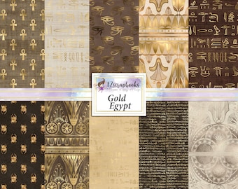 Gold Egypt - 12X12 Paper Pack - 8385