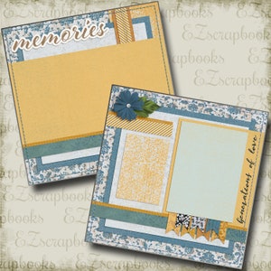 Generations of Love NPM - Family - 2 Premade Scrapbook Pages - EZ Layout 4537