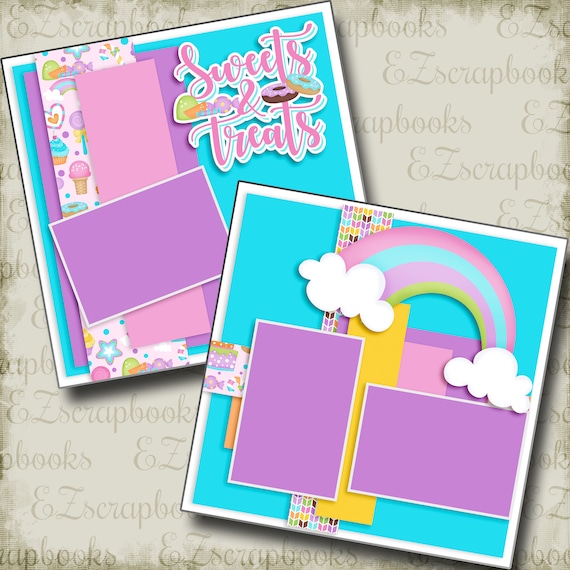 What's on The Menu Premade Scrapbook Pages EZ Layout 5594 