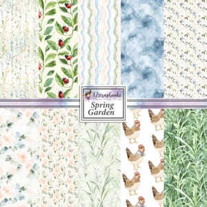 Spring Garden - 12X12 Scrapbook Paper Pack - 25-8119