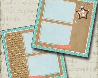 Scrapbook Page Kits | Scrapbook Layout Kits
