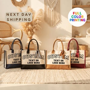 Bolsa de tela personalizada con foto: Regalo personalizado con texto y logotipo, añade tu logotipo, Bolsas personalizadas con logotipo al por mayor