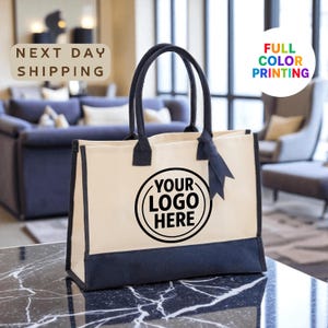 Custom Logo Tote Bag, Personalized Bulk Bag, Company Logo Gift, Custom Brand Tote, Corporate Event Bag