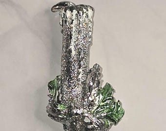 Vintage Signed GERRY'S Christmas Candle Brooch