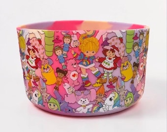 Awesome 80's Swirl- Silicone Tumbler Boot