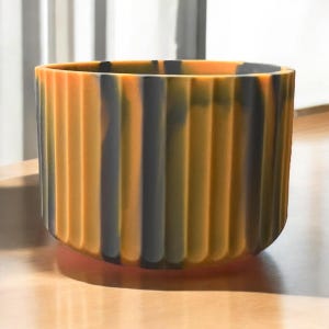 Senapsgrå - Räfflad silikon Tumbler Boot