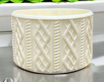 Cream - Sweater Silicone Tumbler Boot