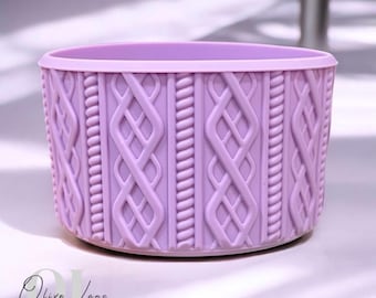 Happy Thoughts Violet - Sweater Silicone Tumbler Boot