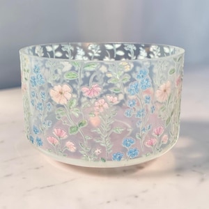 Forget Me Knot Meadow Clear - 3D Silicone Tumbler Boot