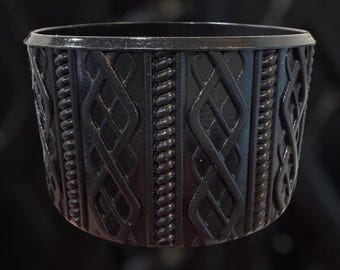 Black Metallic - Sweater Silicone Tumbler Boot