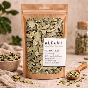 Biologische gedroogde vijgenbladeren – Ficus Carica voor kruidenthee, botanisch bad